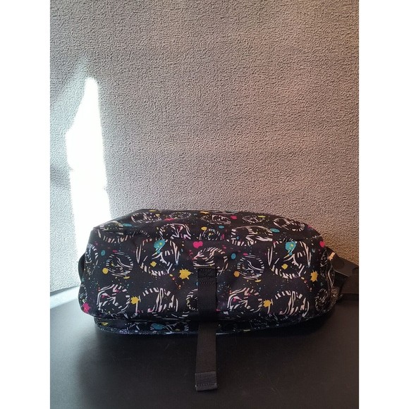 Yak Pak Crossbody Messenger Bag Peace Signs Multicolored Waterproof Canvas - Picture 5 of 9